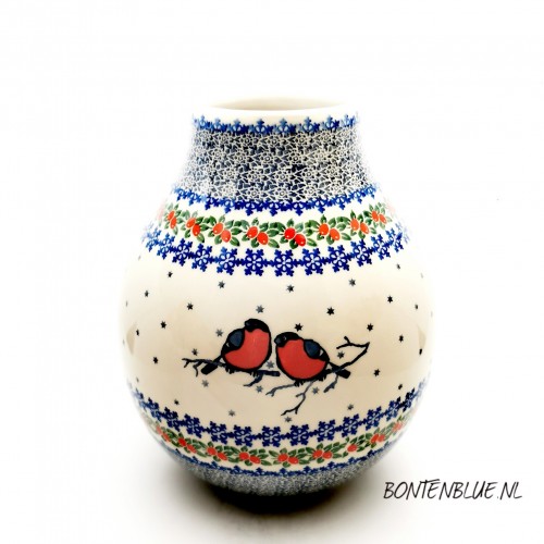 F14 Bunzlau Vase L H 24,5 cm decor Unikat 5179 F14 Bunzlau Vase L H 24,5 cm decor Unikat 5179