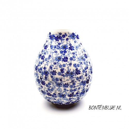 F15 Bunzlau Vase M 19,5 cm decor 2998