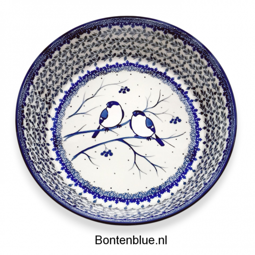 F32 Bunzlau Round bowl XL Ø 23,7 cm decor Unikat 4830X