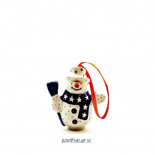 F61 Bunzlau Sneeuwpop decor 119 Kerst F61 Bunzlau Sneeuwpop decor 119 Kerst