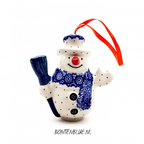 F62 Bunzlau Sneeuwpop decor 884 Lace Kerst F62 Bunzlau Sneeuwpop decor 884 Lace Kerst