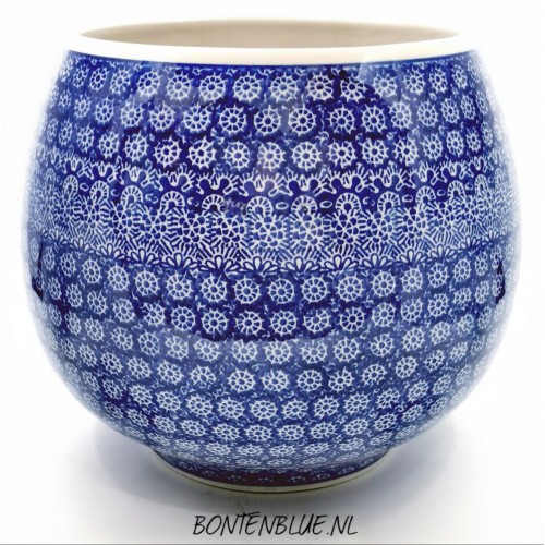 G58 Bunzlau Bloempot H 20 cm decor 884 Lace