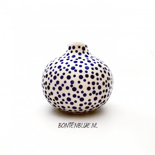 G15 Bunzlau Vase M 14 cm decor 1813 Crazy Dots G15 Bunzlau Vase M 14 cm decor 1813 Crazy Dots