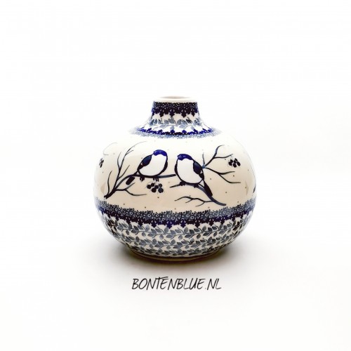 G15 Bunzlau Vase M 14 cm decor Unikat 4830