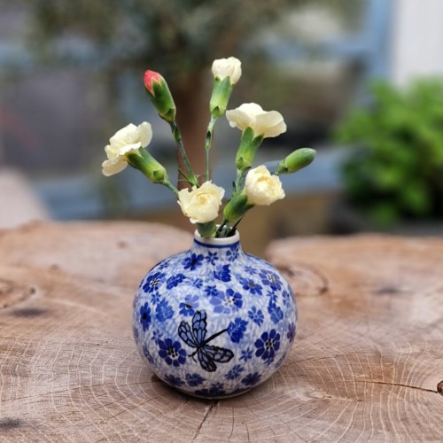 G16 Bunzlau Vaas S 8,7 cm decor 1813 Crazy Dots