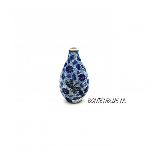 G17 Bunzlau Vase S 12,5 cm decor 1443X Dragonfly G17 Bunzlau Vase S 12,5 cm decor 1443X Dragonfly