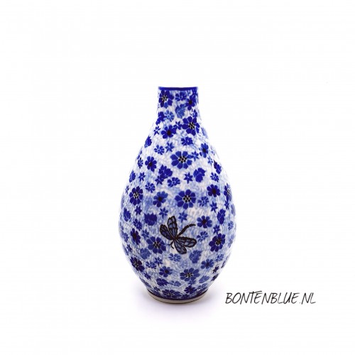 G19 Bunzlau Vase M 20,5 cm decor 1443X Dragonfly G19 Bunzlau Vase M 20,5 cm decor 1443X Dragonfly