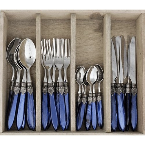 Murano blue diner set