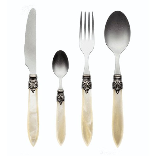 Murano diner set creme