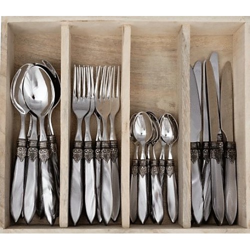 Murano light grey diner set
