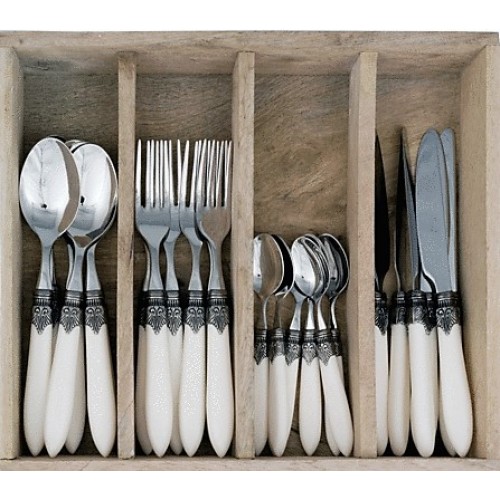 Murano mat ivoor diner set