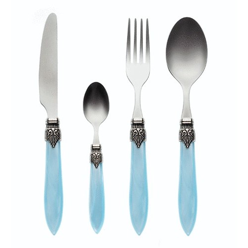 Murano turquoise diner set