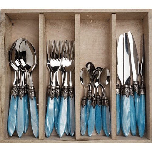 Murano turquoise diner set