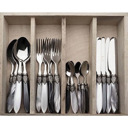 Murano loft mix dinner 24-piece in wooden box