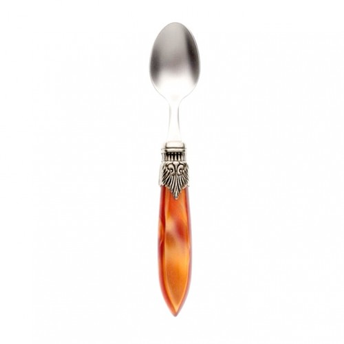 Murano dessert spoon brique Murano dessert spoon brique