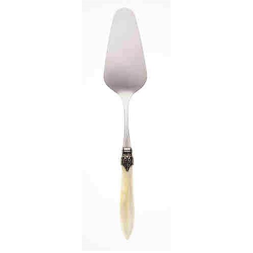 Murano cake server creme Murano cake server creme