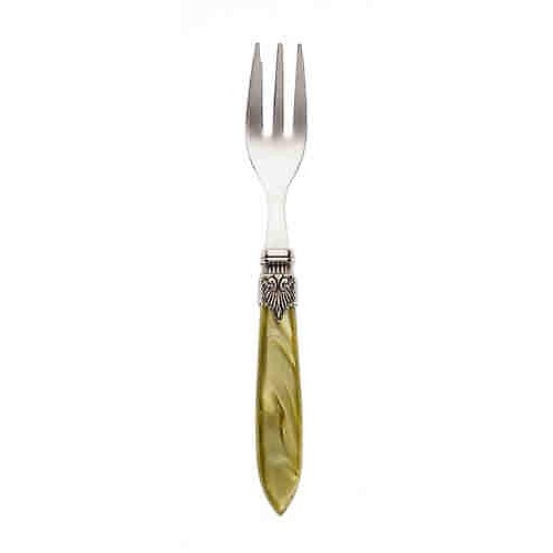 Murano cake fork olive green Murano cake fork olive green