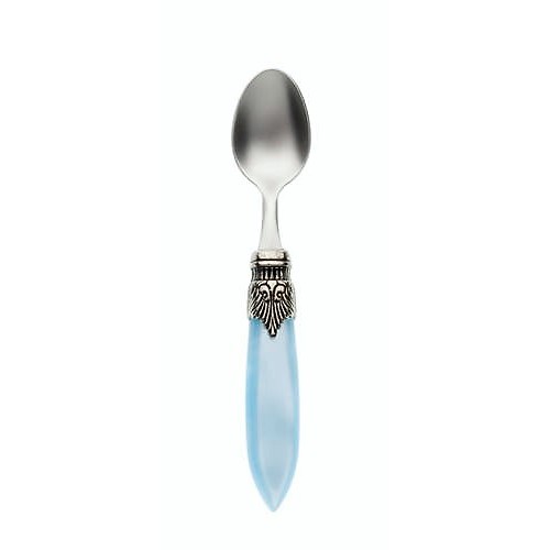Murano dessert spoon turquoise