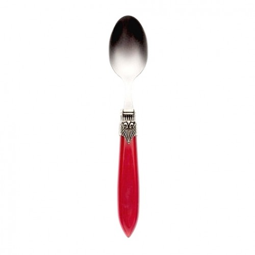 Murano dessert spoon fire red Murano dessert spoon fire red