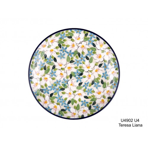 035 Bunzlau Suikerpot M 200 ml decor Unikat 4902X